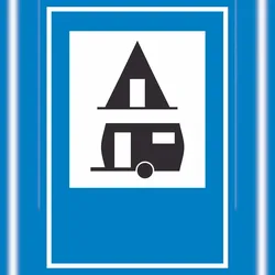 HB-Druck Campingplatz Schild A3 (297x420mm)
