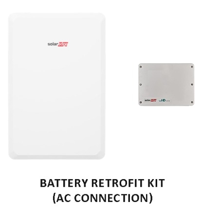 SolarEdge HOME BATTERY HV10 KWH + SE5000H HD-WAVE RETROFIT