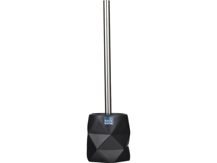 See-Mann-Garn WC-Bürstengarnitur Crackle Schwarz 10.6 × 39 cm