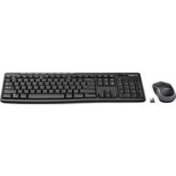 Logitech MK270 Funk Tastatur, Maus-Set Multimediatasten Schweiz, QWERTZ Schwarz 920-004534