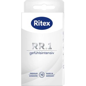 Ritex Kondome RR. 1 gefühlsintensiv, 53 mm, mit gefühlsaktivem Gleitmittel, 10 Stück