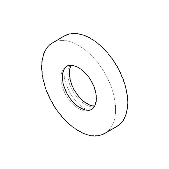 Dornbracht Rosette platin 092722004-08 D 32,2 x 9 mm Platin