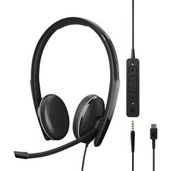 EPOS EPOS ADAPT 165T USB-C II - ADAPT 100 Series - Headset On Ear Headset kabelgebunden Stereo Schwarz Noise Cancelling Lautstärkeregelung, 1000906