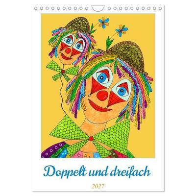 Doppelt oder dreifach (Wandkalender 2027 DIN A4 hoch), CALVENDO Monatskalender