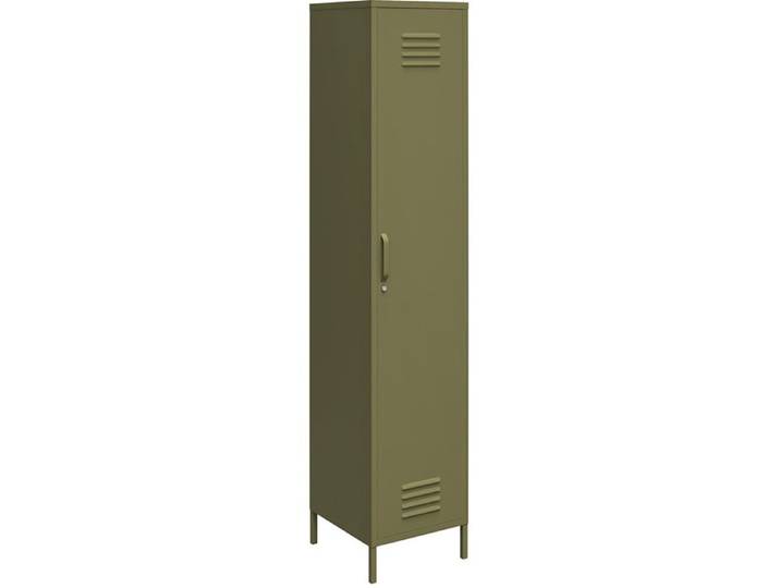 Bradford - Armoire à 1 Porte En Métal Vert Olive