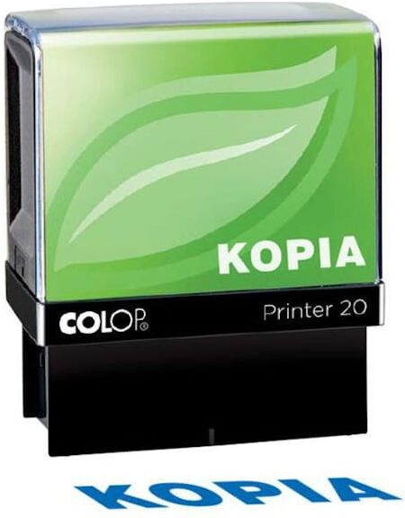 StÃ¤mpel "KOPIA" 33x7mm COLOP BlÃ¥