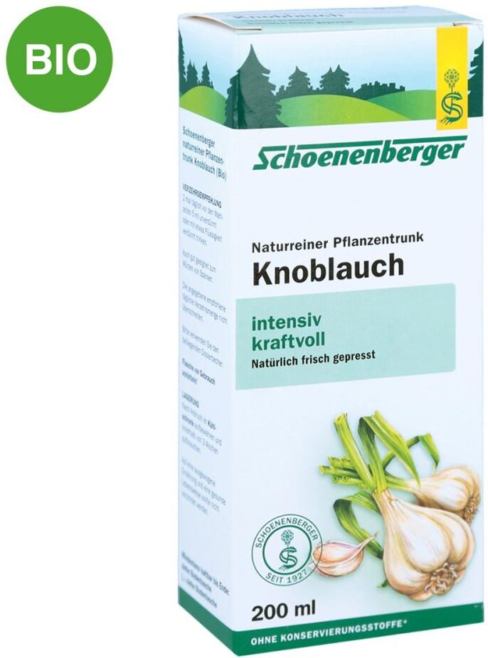 Schoenenberger Naturreiner Pflanzentrunk Knoblauch