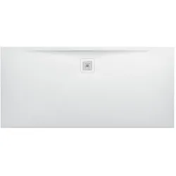 LAUFEN Pro Duschwanne H2139570000001 Marbond Ablauf lange Seite weiss