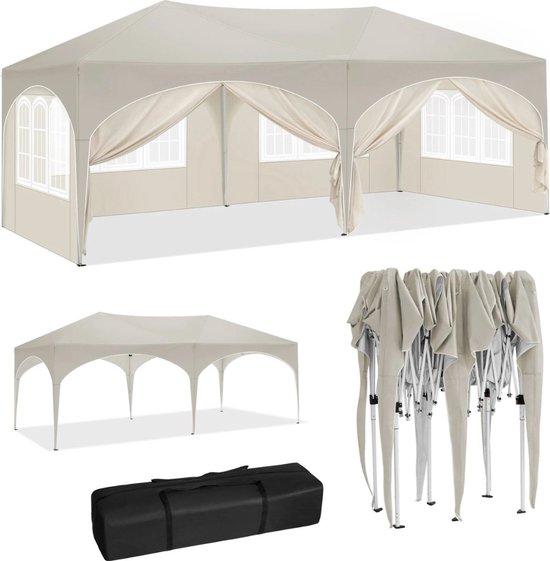 Partytent Wasserfest - 6x3m - Weiß