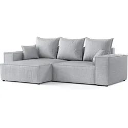 ECKSOFA SENSO mit Schlaffunktion Hellbeige im City Stoff
