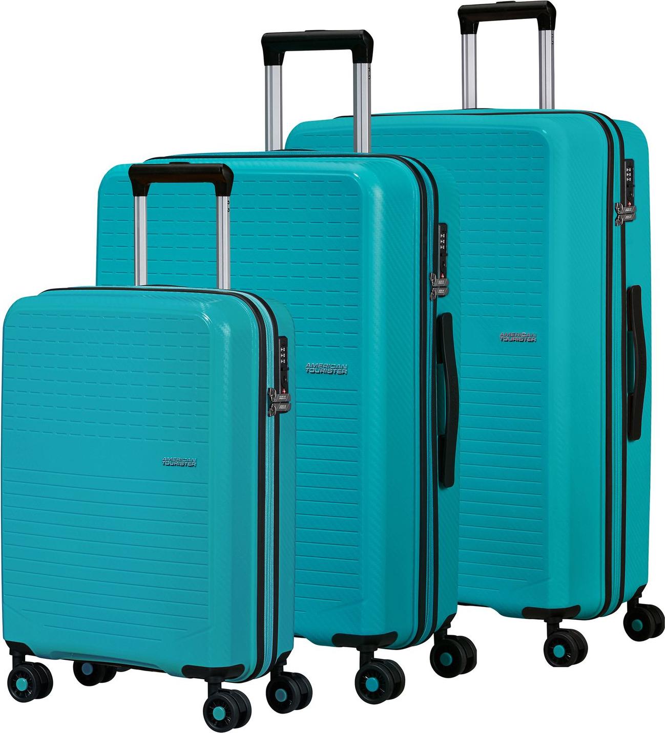 American Tourister Trolley Summer Hit 3 PC Set A Turquoise türkis 76cm