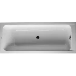 Duravit D-Code Badewanne, 1700x700mm, Rechteckig, Einbauversion, 110 Liter, 1 Rückenschräge, weiß, 700097000000000