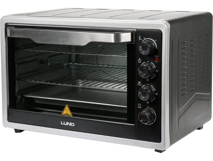 Lund Elektrogrill Elektrischer Backofen 2200 W, 63 l, 2200 W