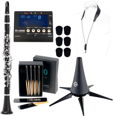 Thomann GCL-422 MKII Bb-Clarinet Set Schwarz