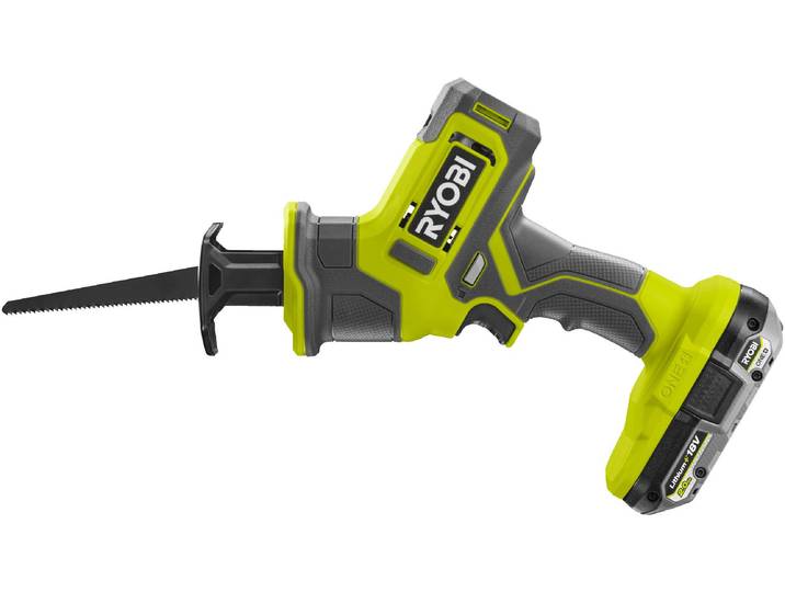 Säbelsäge RYOBI 18 V ONE+ R18RSC-0 , gelb (grau, grün), Sägemaschinen, Säbelsäge