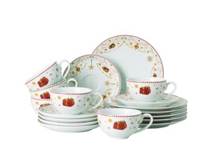 Hutschenreuther Weihnachten Christmas Love Kaffeeset 18-teilig Kombih