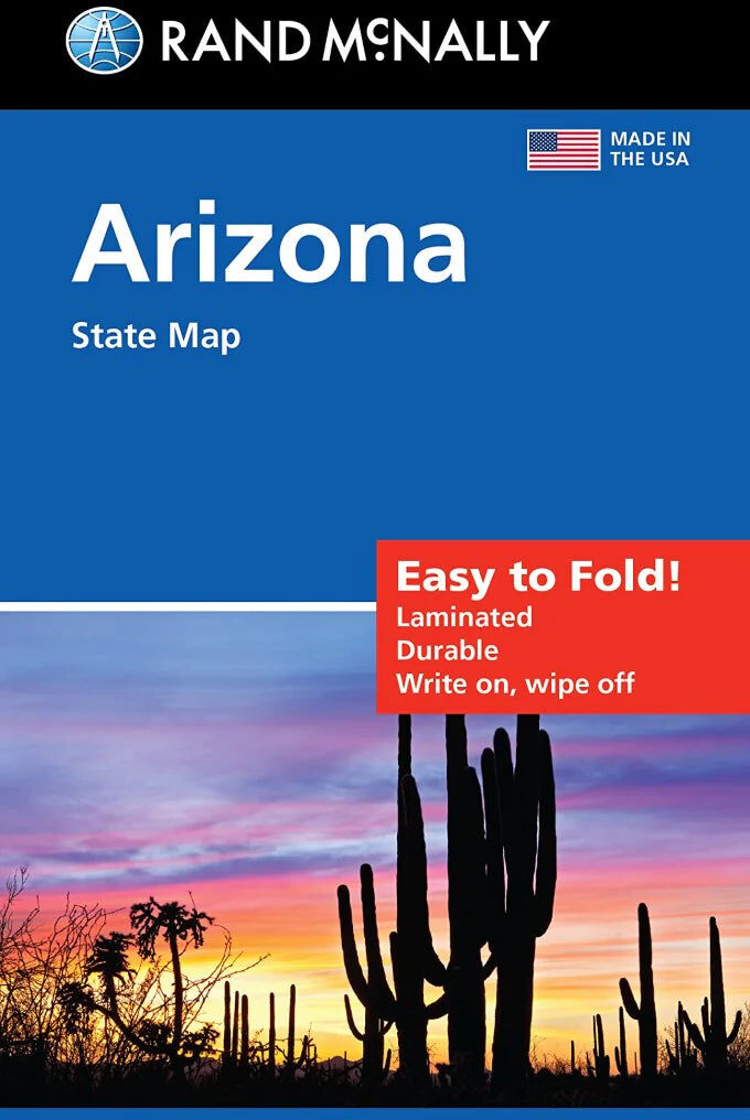 Arizona, carte facile à plier   Rand McNally