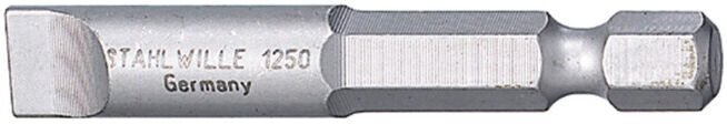 1242-1250 Embouts tournevis Stahlwille Nr. 1244, 0,8 x 4,0 mm, Hexagonal E 6,3 mm (08300840)