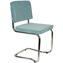 2er-Set Zuiver Freischwinger Ridge Rib Stoff Blau