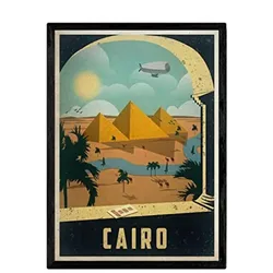 POSTER Besuch Kairo A3 Rahmenlos