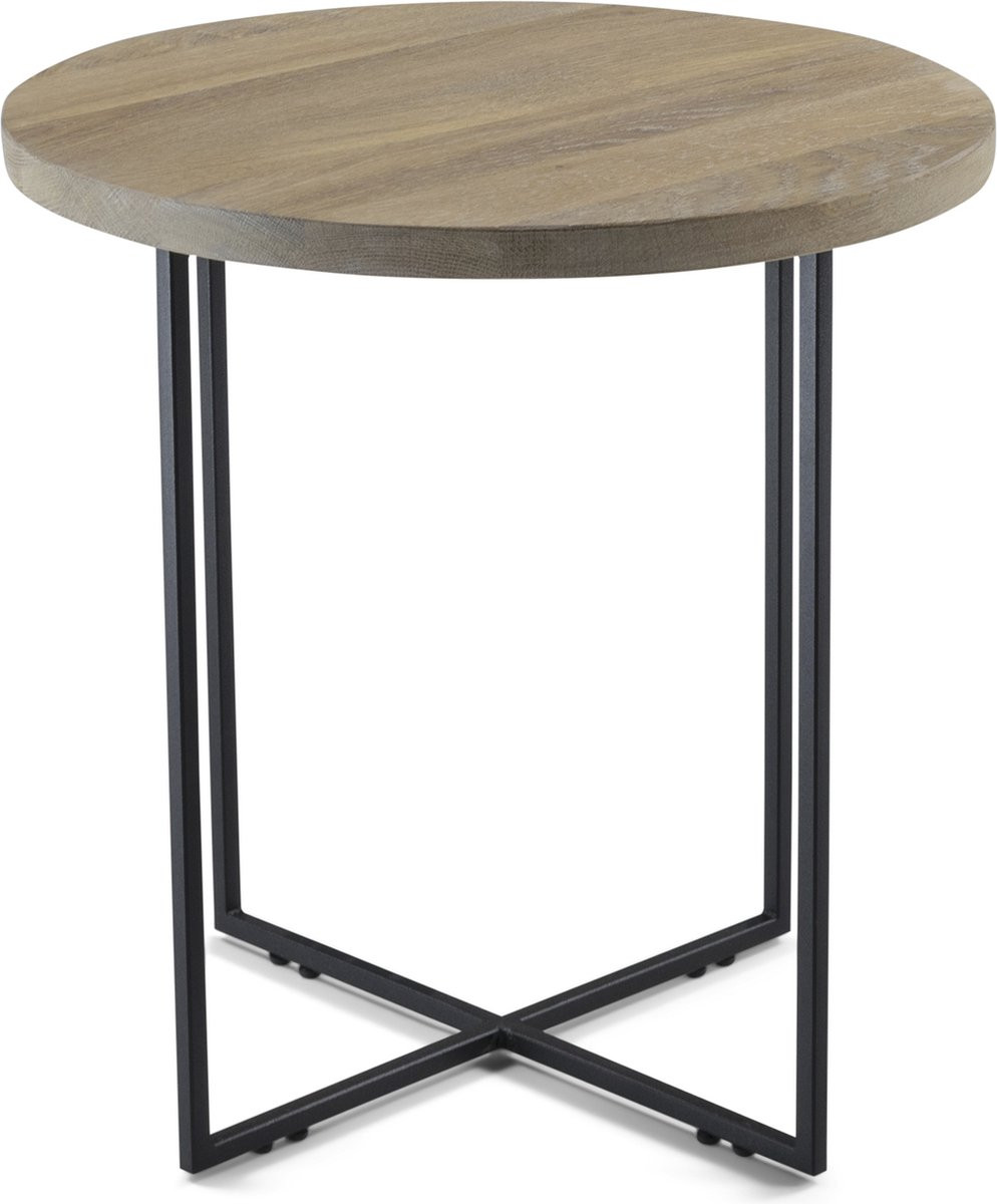 Spinder Design DRESS 39 Bijzettafel - Zwart / Eiken