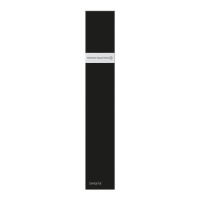 Zahnbürstenset schwarz - Bürste & Zahnpasta - The Spa Collection (Karton mit 250 Stück)