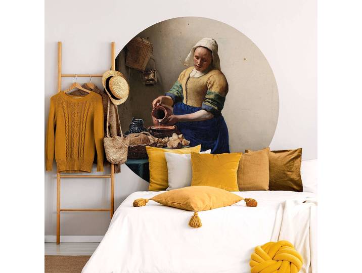 Papier peint Vermeer The Milkmaid Kunst 1 x 1cm