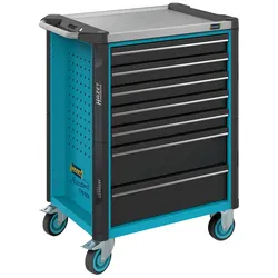 HAZET Werkstattwagen Assistent 179NX leer schwarz/blau - 179NX-7 - schwarz/blau
