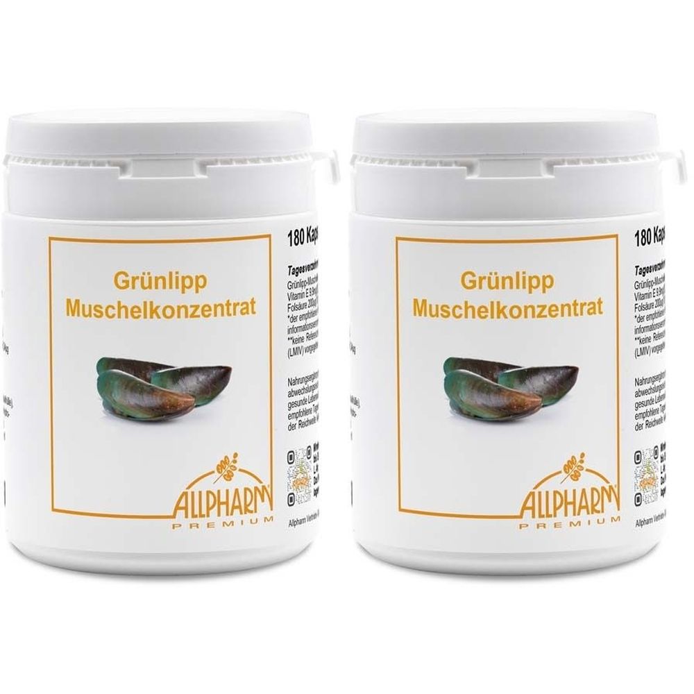 Grünlippmuschel Konzentrat Kapseln 2x 2x180 St