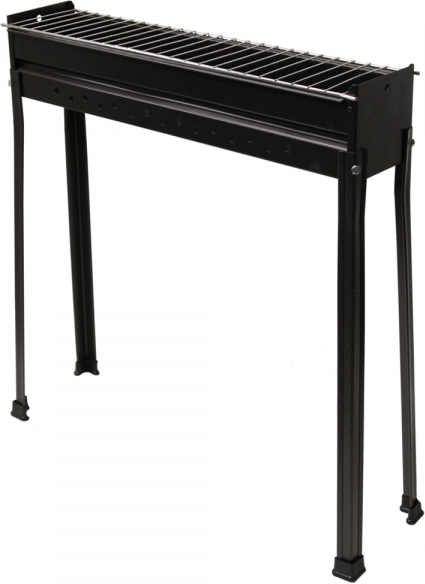 Mille BBQ-80 Classic - Grille pour brochettes à charbon - 80x15 cm