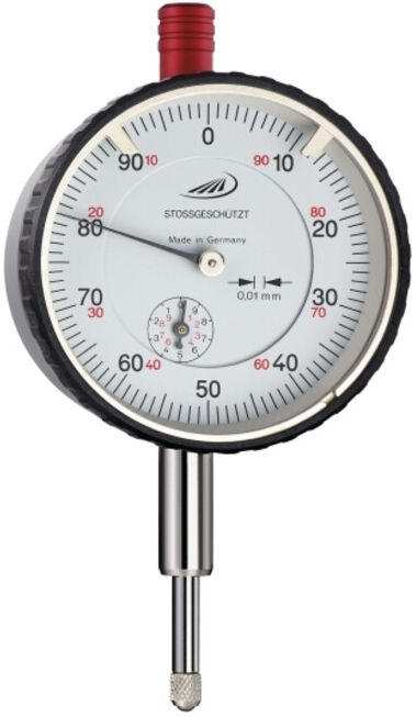 Helios-Preisser Comparateur 58 mm antichoc, division 0,01 mm 10 mm (0704105)