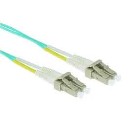ACT 15 meter LSZH Multimode 50/125 OM3 fiber patch cable duplex with LC connectors (15 m), Netzwerkkabel