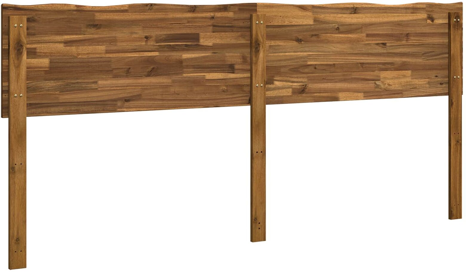vidaXL Tête de lit en bois brut ROSTOCK Naturel 200 cm