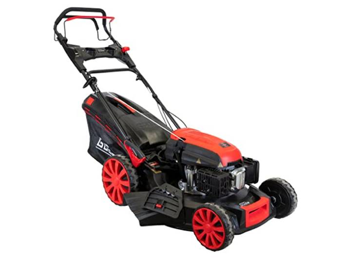 Güde 95445 Rasenmäher BIG WHEELER 534.1 R ES (4-Takt Power-Engine Motor, 3,4/4,6 (kW/PS, Schnittbreite 525 mm), Schwarz/Rot