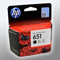 HP Tinte C2P10AE 651 schwarz
