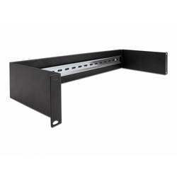 Delock 66884 19 Zoll Netzwerkschrank-Einschubsystem 2 HE Schwarz