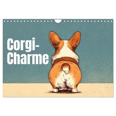 Corgi-Charme (Wandkalender 2027 DIN A4 quer), CALVENDO Monatskalender