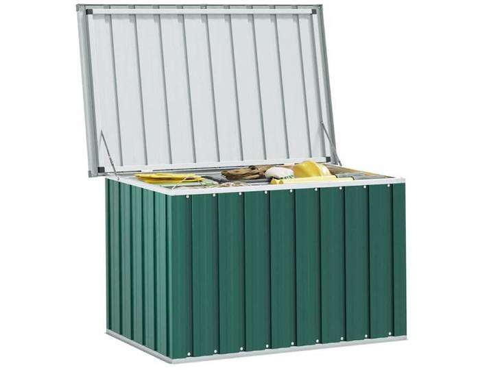 Vert Meuble d'extérieur/Coffre jardinage - SARAZYJ - Coffre de rangement de jardin - Vert 109x67x65cm Hot67938314