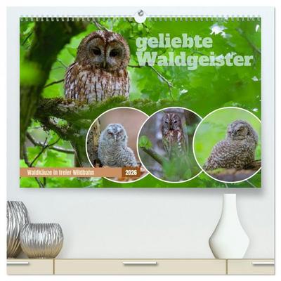 geliebte Waldgeister (hochwertiger Premium Wandkalender 2026 DIN A2 quer), Kunstdruck in Hochglanz
