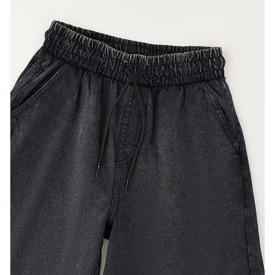 Shorts IDO "BOY SUMMER TROUSERS", Mädchen, Gr. 140, EURO-Größen, schwarz, 100% Baumwolle, Hosen Shorts