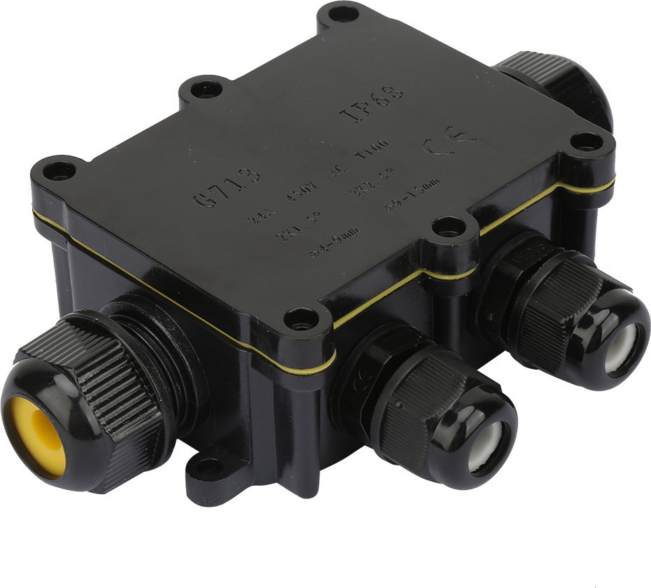 Cocosity Waterdichte IP68 Verbindingsdoos Vierpolige Elektrische Behuizing met Kabelaansluitklem