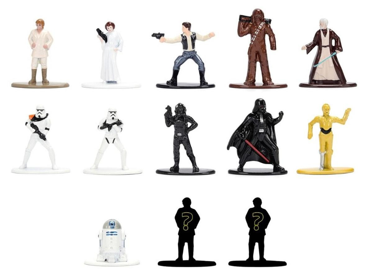 Simba Toys Star Wars Nanofigs blinde verpakking met 13 verschillende soorten