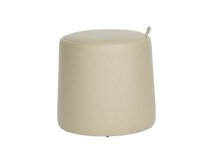Pouf Tabouret Coffre De Rangement Mobili Rebecca Gardenia 42x45x45 Pu Bois Mdf Beige Moderne