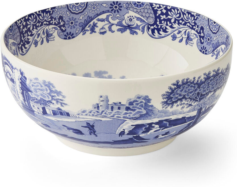Classic Blue Italian Spode, Serving Bowl White;Blue