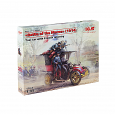 ICM - Battle of the Marne (1914) - Taxi car with French Infantry - 1:35 - 180 Teile 307095