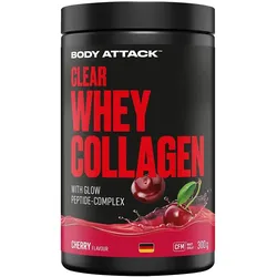 Body Attack - Clear Whey Collagen - 300g DoseCherry