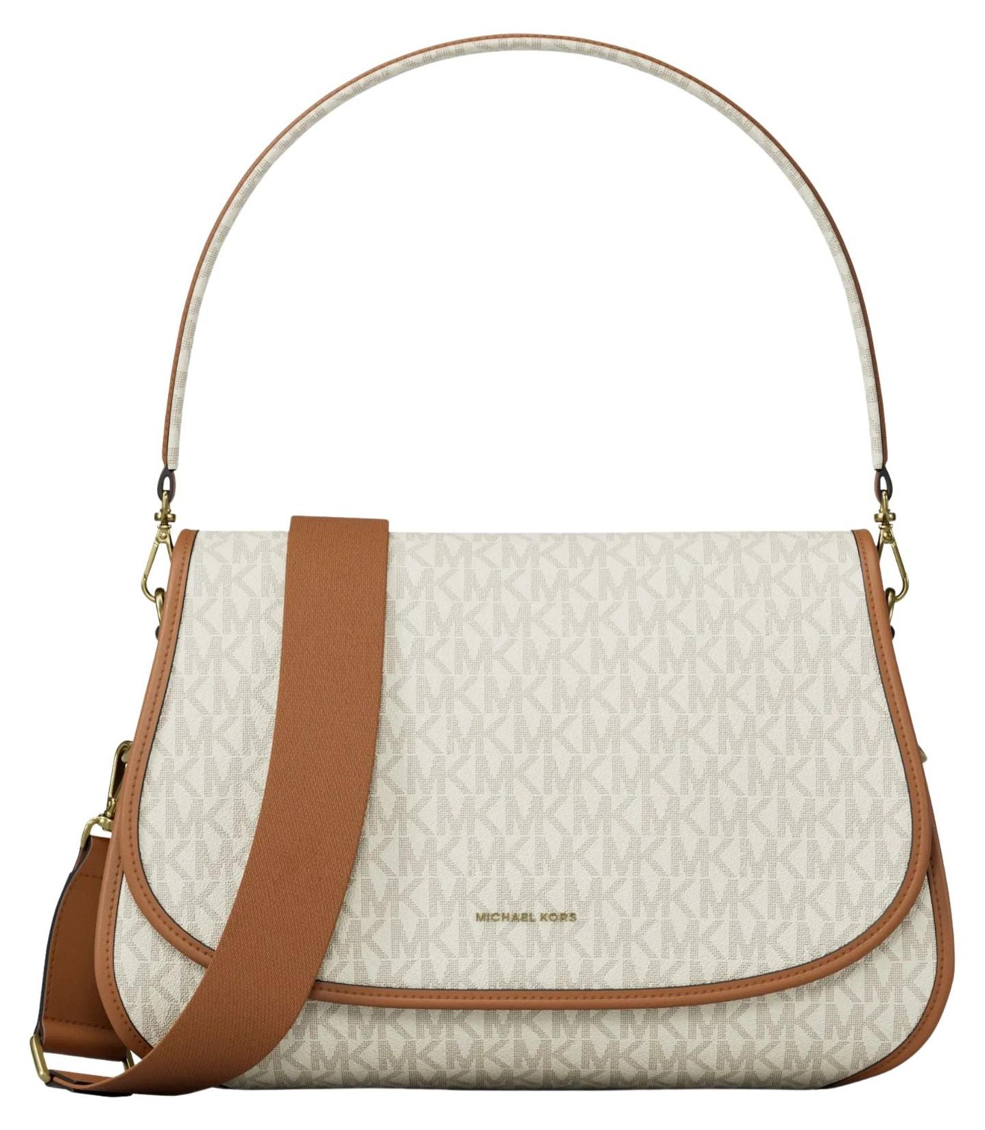 Michael Kors Holmes Umhängetasche Logo Signature Vanille