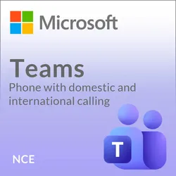 Microsoft Teams Phone with domestic and international calling (NCE)