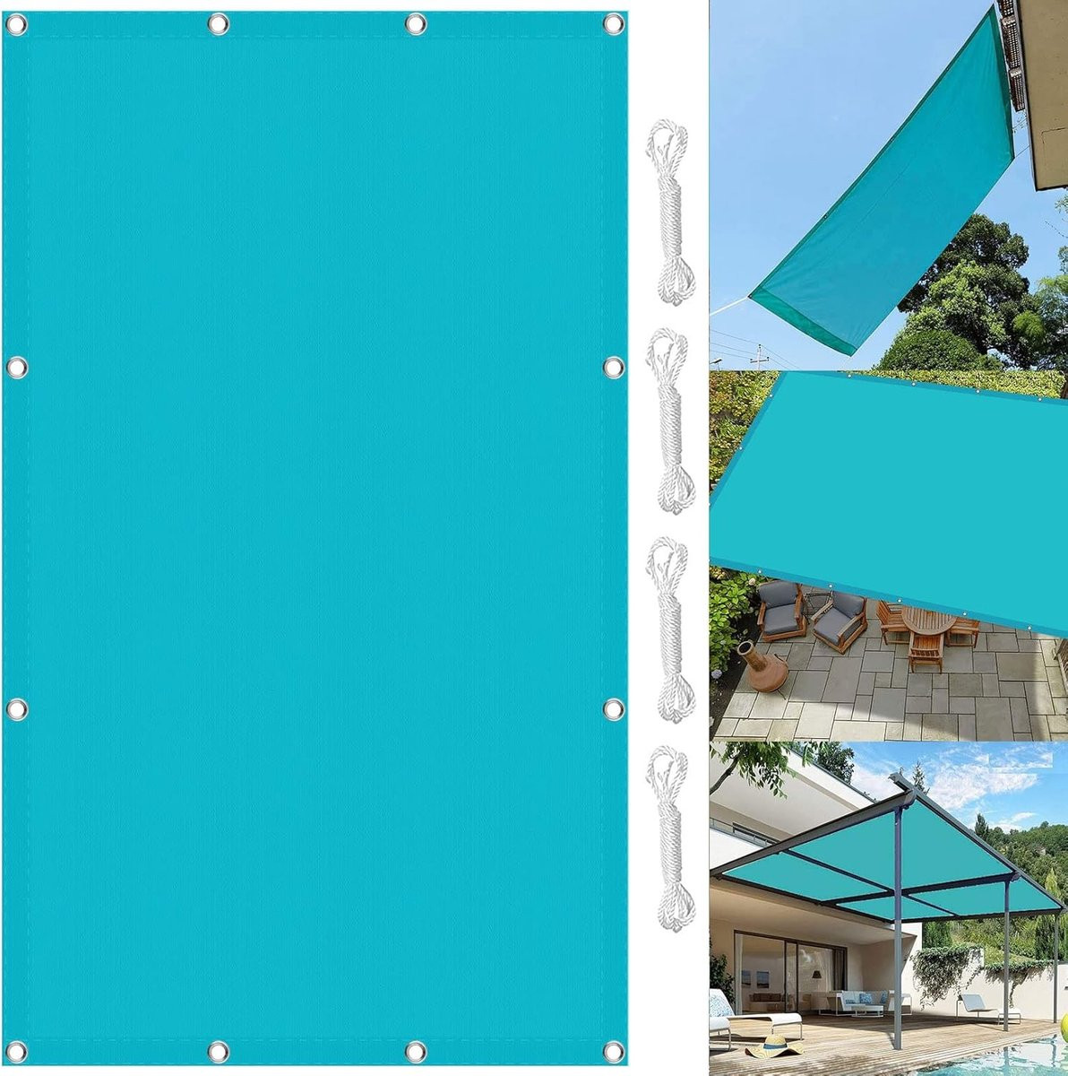 Waterdicht Tuinzeil Schaduwdoek Hemelsblauw 2 x 2.5 m