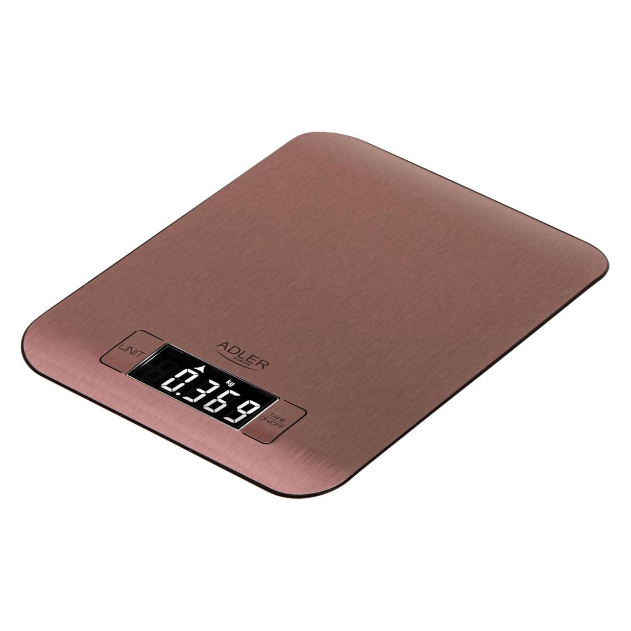 Adler Küchenwaage Kitchen Scale | AD 3183c | Teilung 1 g | Kupfer (AD 3183c)